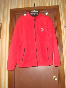 Colorado Clothing Unisex Sz Med Red Zip Up Fleece Jacket Target Team Member - Picture 1 of 5