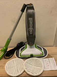 đŻ Bissell SpinWave Powered Hard Floor Mop W/Washable Spin Pads,Gree,Read đ - Picture 1 of 6