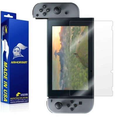 ArmorSuit MilitaryShield Nintendo Switch Clear FIlm Screen Protector Made in USA - Image 1 of 4