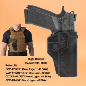 CZ P07 P09 Holster For CZ P07 P09 CZ P-07 Duty CZ75 P-07 Duty 9mm.40 Molle Vest