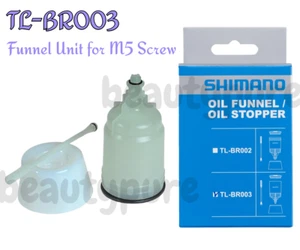 Embudo de sangrado Shimano TL-BR003 con tapón de aceite Y13000100 nuevo (para tornillo M5) - Imagen 1 de 1