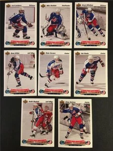 1991-92 Upper Deck Hockey World Junior Tournament Team EE. UU. Conjunto de 8 cartas Tkachuk - Imagen 1 de 1