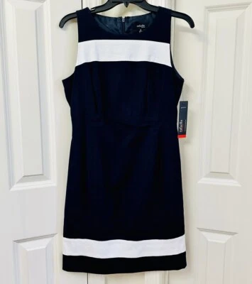 Vestido vaina para mujer Rafaella sin mangas, talla 6P Foto 1 de 4