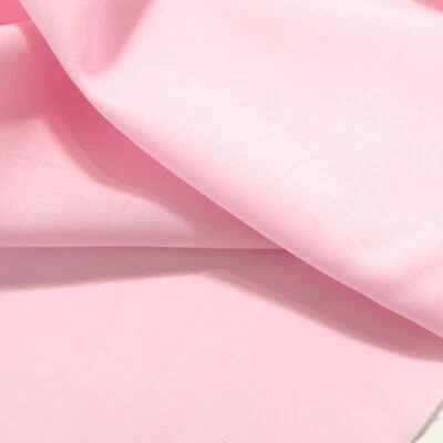 leichtes luftiges Sommer Leinen rosa Stoff Kleid Bluse Meterware - Bild 1 von 2