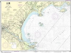 Vintage NOAA Nautical Chart 13287 Saco Bay 11th Edition 1990 - Picture 1 of 1