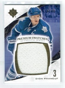 10-11 UD Upper Deck Ultimate Premium Swatches  Dion Phaneuf  /35  Jersey