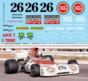 1/20 Decals pro Tyrrel Alex Blignault Nr 26 1973 TBD665 - Bild 1 von 1