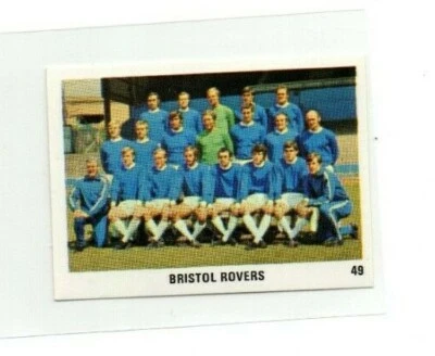 1970,THE SUN,FOOTBALL SWAP CARD No 49 Bristol Rovers TEAM PICTURE CARD - Image 1 of 2