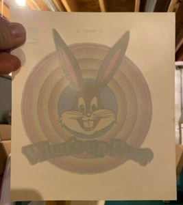 Vintage & Original Looney Tunes Toons Glitter T-Shirt Transfers - Your Choice! - Picture 1 of 8