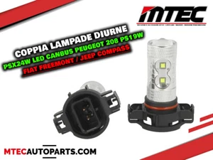 Pair Fog Lights PSX24W LED H16 // 6000K // Audi A3 // Peugeot 2008 - Picture 1 of 1