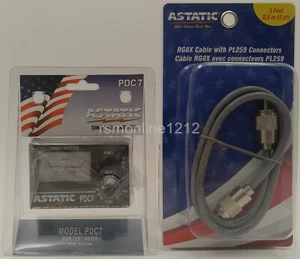 Astatic CB Radio Antenna PDC7 SWR Test Meter w/ 3' RG-8X Jumper Cable - Picture 1 of 9