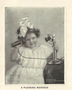 Advertisement Postcard. 'A Pleasing Message.' Wood Brothers. c1906. UNP - Picture 1 of 3