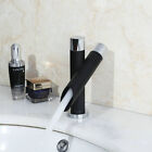 Bathroom Black Painting Basin Round Handle Ceramic Basin Hot Cold Faucet