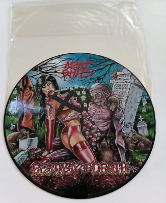 MEAT SHITS Ecstasy Of Death 12" Vinyl LP Record Album PICTURE DISC #562 / 1000 - Image 1 of 4