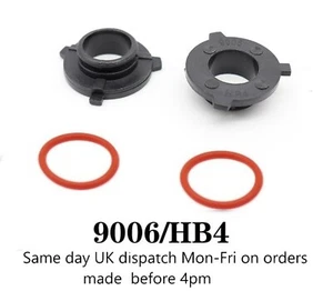 2X 9006/HB4 LED Car Headlight Bulb Holder Base socket collar Replacement kit - Picture 1 of 7