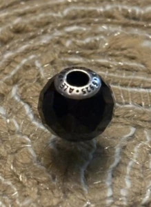 Authentic Pandora Essence Retired Strength Black Spinel Charm - Picture 1 of 5