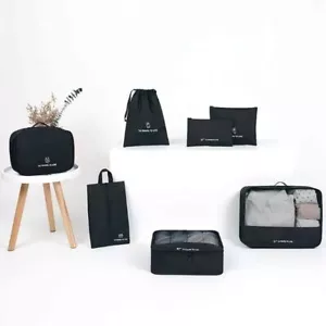7 Pcs Set Travel Storage Bag Packing Cubes Luggage Organizer Compression Pouch - Picture 1 of 2