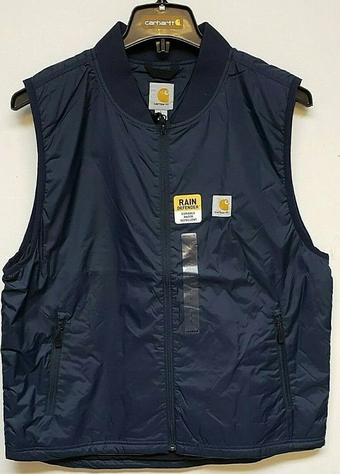 Carhartt 103375-412 Cordura® Rain Defender® Nylon Quilt Lined Shop Vest - Image 1 of 4