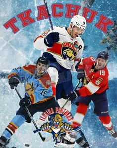 Florida Panthers Lithograph print of Matthew Tkachuk 2024 11 x 14 - Picture 1 of 1