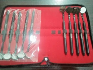 Menge 10 Hu-Friedy Blackline Kegel Sockel Spiegel Griff MH6B - Bild 1 von 8