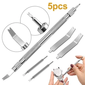 High Quality Watch Repair Tool With 4 Extra Tips Removing Silver Strap - Picture 1 of 12