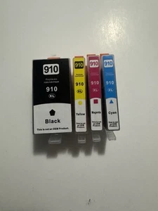 4PCS 910XL Ink Cartridge Replacment for HP OfficeJet 8010 8012 8014 8015 8018 - Picture 1 of 2
