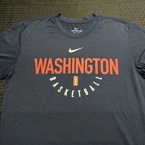 Washington Mystics Basketball WNBA Shirt Nike Engineered Team Issue Gear L 2018 - Picture 1 of 10