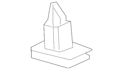 Retenedor de moldeo de panel basculante genuino GM 10431761 Foto 1 de 2