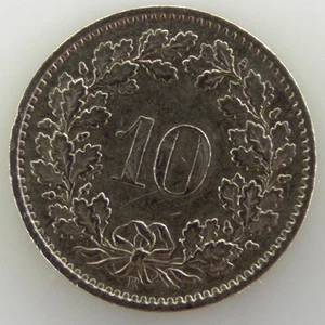 Libertas 10 Rappen - Copper-Nickel - VF - 1965 - Switzerland - Coin [EN] - Picture 1 of 3