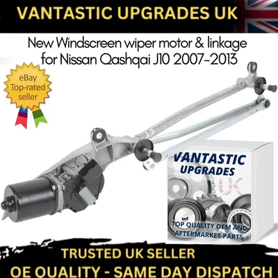 FITS NISSAN QASHQAI 2007-13 -J10 WINDSCREEN WIPER MOTOR & LINKAGE 28800-JD000 - Image 1 of 4