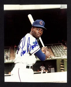 Lou Brock - HOF Chicago Cubs - Signed - Autographed 8x10 Photo JSA COA/LOA - Picture 1 of 2