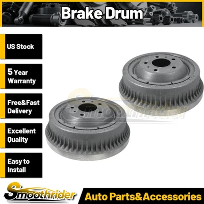 DuraGo 2pcs Rear Brake Drum For Cadillac Brougham 1987 1988 1989 1990 - Image 1 of 2