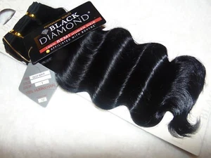 Black Diamond 100% Remi Hair Deep Wave 12" Color 1 - Picture 1 of 1