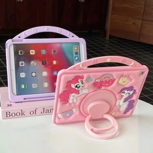 Kid Shockproof Handle Case Cover For iPad 10th 9 8 7 Air 1 2 3 4 11 Pro 11 2024 - Picture 1 of 13