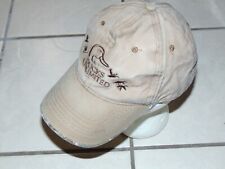 Ducks Unlimited Mossy Oak Camo Hunting Hat Cap Brown Waxed Canvas Conservation