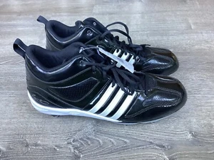 Adidas Mens Reggie III 3 TD D Size 12 Football Cleats 172519 Black New With Tags - Picture 1 of 15