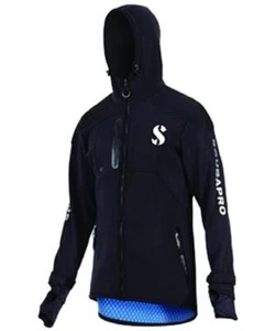 Scubapro Herren Premium Mantel Kapuze Jacke Tops Surfen Bootfahren Tauchen - 2XL - Bild 1 von 1