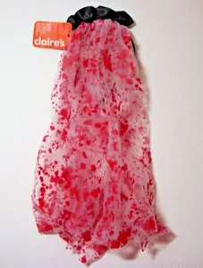 CLAIRE'S HALLOWEEN velo insanguinato fascia vestito, costume nuovo raro - Foto 1 di 1