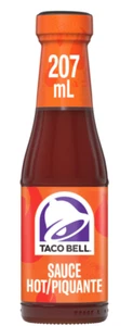 Taco Bell Hot Sauce 207 ml Hot Condiment Mexican Spicy Sauce Sandwich Burrito - Picture 1 of 1