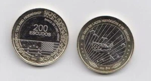 Nuovo: Capo Verde 200 Escudos, Moneta Commemorativa Bimetallica per celebrare 200 anni - Foto 1 di 1