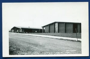 Adel Iowa ia Elementary School Real Photo Postcard - Picture 1 of 2