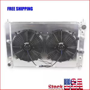 3Row Fan For 1997-2004 Ford Mustang GT / SVT Aluminum Radiator 98 99 20 21 22 23 - Picture 1 of 10