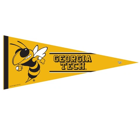GEORGIA TECH YELLOW JACKETS ROLL UP PREMIUM FELT PENNANT 12"x30" NEW WINCRAFT Cover
