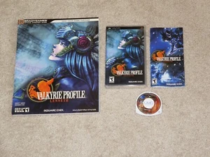 Great Shape! Valkyrie Profile Lenneth Playstation Portable PSP w/ Strategy Guide - Picture 1 of 1