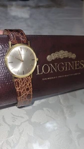 LONGINES Hand Wind 18K gold watch - Picture 1 of 15