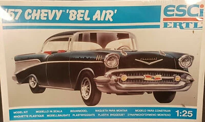 Chevy Bel Air '57 Esci Ertl Car Model Kit 1:25 cod.3504 - Immagine 1 di 3