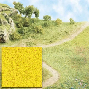 Cubierta de tierra de material de dispersión de hierba a escala A Busch 7054 -- amarilla - Imagen 1 de 1