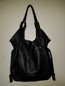 Bolso de Mano Elliott Lucca Sintra Cuero Guijarro Negro, Bolso, Hobo - Imagen 1 de 5