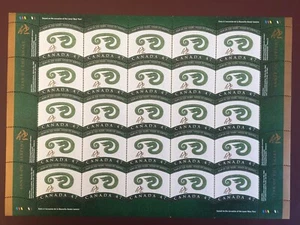 Canada Stamp Sheet - 2001 47-cent LUNAR NEW YEAR(5) YEAR OF THE SNAKE Pane of 25 - Picture 1 of 1