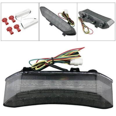 LED Tail Light Taillight Turning Signal Smoke For Yamaha 2002 2003 YZF R1 02 03 - Image 1 of 4